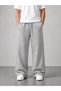 Triple Men's Black Gray Navy Blue Loose Fit Sweatpants - Oversize Cotton 3-Pack - 5