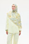 Hazel Kraş Shawl - Yellow-Grey - 3