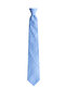 Blue Silk Tie with White Stripes – 8 cm Wide - 7