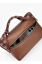 Solid Crossbody Bag with Scarf Detail - 7