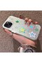 For iPhone 13 Compatible Silicone Edge Hard Back Case Star Pattern Lover Couple Phone Case - 2