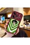 Tecno Pova 6 Compatible Case Camera Protective Cartoon Pattern Maroon Lover Couple Silicone Phone Case