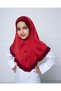 Hijab for Kids – Stylish Modest Islamic Headscarf for Muslim Girls, Ruffle Trim Kids Hijab with Button Front Detail - 2