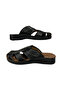 -- Men's Black Orthopedic Sole Sandals Slippers