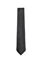 Gray Patterned Thin Black Tie – 7 cm Wide - 7