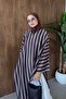 Vibe Striped Tunic Brown - 3