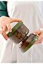 Sand Clock Olive Pickle Container Storage Container with Strainer Kitchen - 2