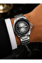 Men's steel wristwatch