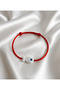 Spotted White Ceramic Fish Adjustable Anklet - 3