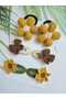Back to School Handmade Set of 6 Organic Snap Clips Pinterest Models Hair Accessories Suitable for All Age Groups - 3