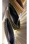 Handmade Wicker Front and Back Complete Gold Beaded Clutch Handbag (30X20Cm) - 2