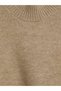 Vizyon New Season Brown Half Turtleneck Women's Knitwear Sweater - 7