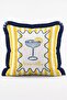 Italian-Themed 4-Piece Fringed Cushion Cover Set with Lobster, Olive, and Sardine Patterns - 5