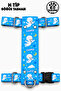 H Type Single Breast Collar Adjustable Printed