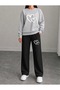 Heart Printed Women's Tube-Cut Collar Bottom/Top Sweat Suit