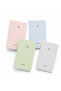 A6 24 Sheets Plain Unlined Notebook Set of 4 – Luxury Soft Pastel Cover Mini Notepad - 2
