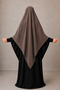 Shady Medina Silk Souffle Scarf Khimar / Hijab Ready-To-Wear Lace-Up Scarf - 3