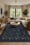Decorative Carpet Non-Slip Base Stain-Resistant Washable Rug Custom Size Living Room Carpet 5006