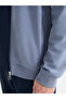 Rmz Gi̇yi̇m Farkiyla Comfortable Fit Stand Collar Men's Zippered Sweatshirt - 3