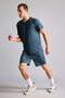 Standard Fit Breathable Quick-Dry Fabric Flexible Waistband Shorts with Pockets H4144Ax26Au - 2