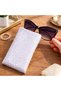 White Glitter Pouch Case for Glasses - 2
