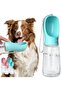 Water bottle 19oz, blue, leak-proof.