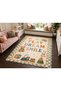 Eta Play Dream Smile Written Modern Woven Base Decorative Carpet Eta4102 - 3
