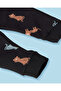 Infant Boys Black Cheetah Print Track Pants - 3