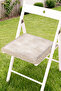 Leaf Patterned Fringed Zippered Chair Cushion - Simple and Modern Tufted Zippered Cushion