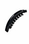 Black Shiny Banana Buckle Hair Accessory Stylish and Convenient for Women