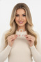 Transparent Pearlescent Cherry Detailed Shiny Hair Clip with Latch Clip Women's Hair Accessory - 4
