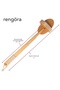 Bathroom Back Brush Long Wooden Handle - 7