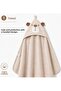 Hooded Embroidered Baby Bathrobe Set of 3 (Bathrobe + Towel + Slippers) - 2
