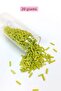 Long pipe cutting bead diameter 2mm length 10 mm - 20 grams - green - bnc243