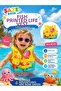 Fish Pattern Printed Children's Life Vest 41X30 cm Yellow Life Vest for Ages 3+ Pool Life Vest - 3