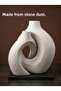 Premium Ivy Lover Double Vase Decorative - 16/13cm