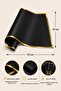 Black Floral Packaging with Gold Stripes, Set of 4 Matte Bouquet Wrapping Paper, Premium Design - 2