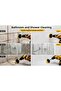3-Piece Drill Bit Cleaning Brush Set Carpet Sofa Bathroom Shower Cabin Rim Cleaning Tool - 4