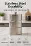 Trivault ™   3-Layer Stainless Steel Flask Multi-Compartment Travel Camping Outdoor Steel Beverage Flask - 3