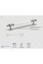 Doruk Furniture Cabinet Handle 96 mm - 128 mm - 160 mm - 192 mm - 224 mm - 320 mm Black-White-Gold-Smoke-Chrome-Antique Yellow 1St Quality Metal - 5