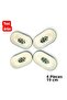 Plate Kayık Presentation & Breakfast Snack Plate 4 Pieces 19 cm Olive Green - 2