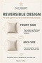 Mink Beige Textured Throw Pillow Cover 43X43 cm Decorative Pillowcase - 3