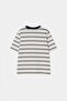 Navy Blue-Ecru 2-Piece Boys' Striped Knitted T-Shirt Tkdss26Ts00037 - 14