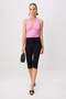 Pembe Derin V Yaka Dantel Detaylı Party Bluz TPRSS26BZ00093 - 2