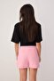 Light Pink Mini Button Detailed Shorts Skirt Shorts & Bermuda Twoss26Sr00040 - 5