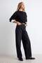 Siyah %100 Pamuk Yüksek Bel Barrel Jeans TWOAW27JE00099