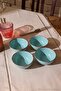 Set of 4 Reactive Glazed Bowls 15 cm X 6 cm Tphaw27Kse00003
