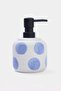 Polka Dot Patterned Porcelain Soap Dish Blue Tphaw27Sbn00005 - 3