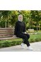 Women's Islamic Clothing Seasonal Modal Fabric Crew Neck Pocketed Tunic Top and Bottom Set - 3