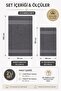 Women's / Men's Bath and Head Towel Bath Set 100% Cotton Bath Towel Set - 4
